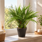 Künstliches Ziergras im Topf 45 cm – Acorus Calamus Kunstpflanze Grün