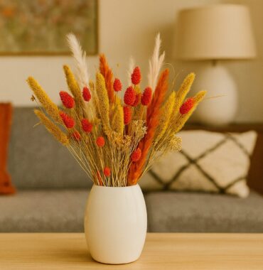 Trockenblumenstrauß „ Hallo Herbst “ Natur Deko - getrockneter Blumenstrauß aus verschiedenen Trockenblumen und Gräser
