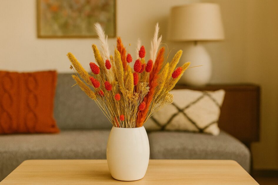 Dried flower bouquet " Hello Autumn " Nature decoration - dried bouquet of various dried flowers and grasses