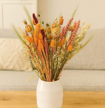 Trockenblumenstrauß „Happines“ getrockneter Blumenstrauß aus verschiedenen Trockenblumen