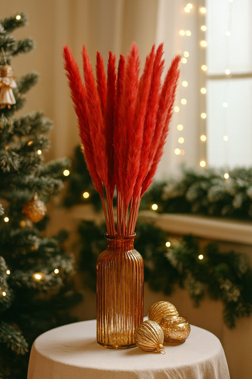 Getrocknetes Pampasgras Pink – Naturdekoration - 10 Stiele