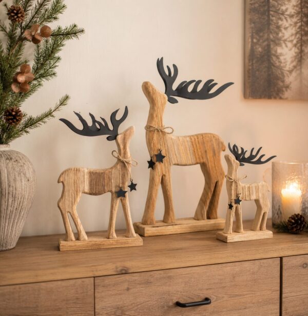 Holz Rentier