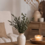 Getrockneter Eukalyptus Parvifolia – Trockenblumen für Vase, Naturdeko Wohnzimmer, 5 Stiele
