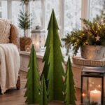 Filz Tannenbaum Aufsteller Grün – Weihnachtsbaum 4 Größen