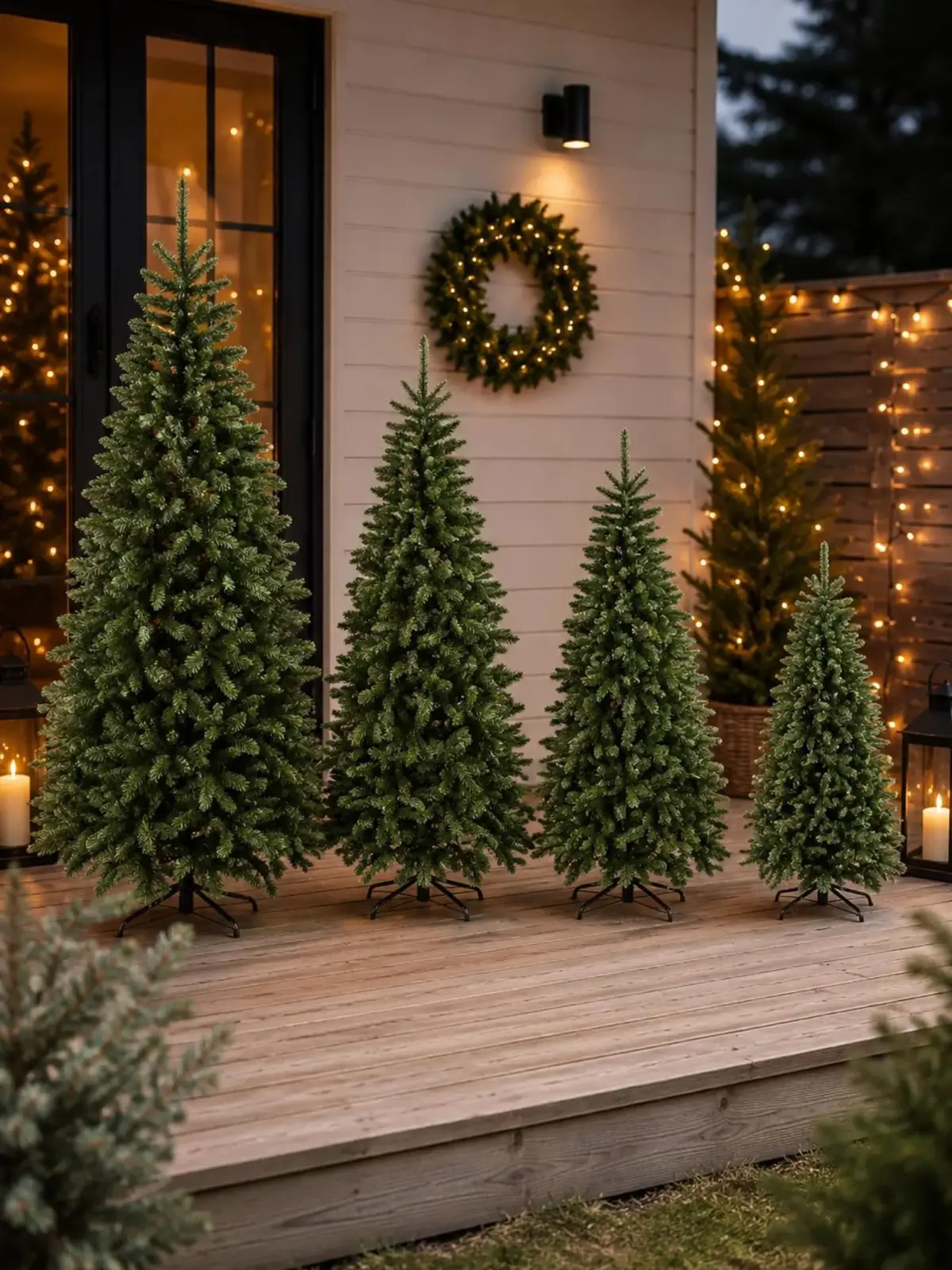 Künstlicher Tannenbaum – Weihnachtsbaum künstlich für Weihnachtsdekoration | 4 Größen